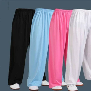 Silk Kung Fu Tai Chi Pants Martial Arts Trousers Wushu Training Pants Bloomers - Picture 1 of 11