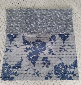 Ikea Hemtrakt Cushion Cover Blue Floral 50 x 50 cm - Picture 1 of 5