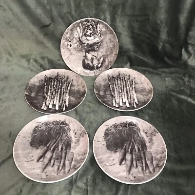 5 pratos vegetarianos ANTHROPOLOGIE, Portugal, preto e branco, sépia, cottagecore - Imagem 1 de 4