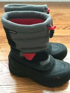 USED North Face Boys Boots US Size 2 ~ Heat Seeker ~ - Picture 1 of 6