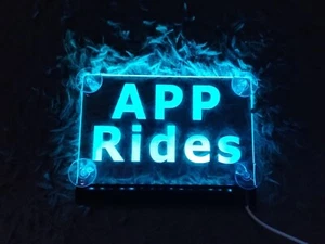 LED APP Rides Taxi Ride Hailing Service Cab Light Sign Panel Lights - Picture 1 of 6