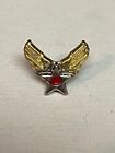 Vintage WW2 USAAF Military Winged Red Star Sweetheart Pin