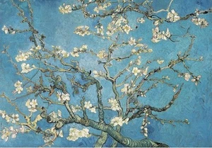Wentwoth Wooden Jigsaw Puzzle Van Gogh Almond Blossom 250 Pieces Complete & Bag - Picture 1 of 14