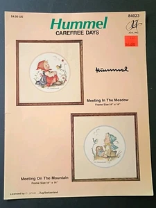 Hummel Carefree Days MEETING IN THE MEADOW Counted Cross Stitch #84023  - Picture 1 of 2