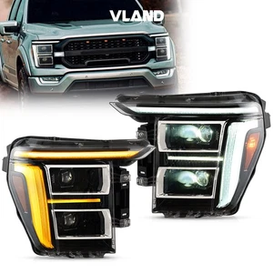 VLAND Full LED Headlights& LED Tail Lights For 2021-2023 Ford F150 F-150 - Bild 1 von 30