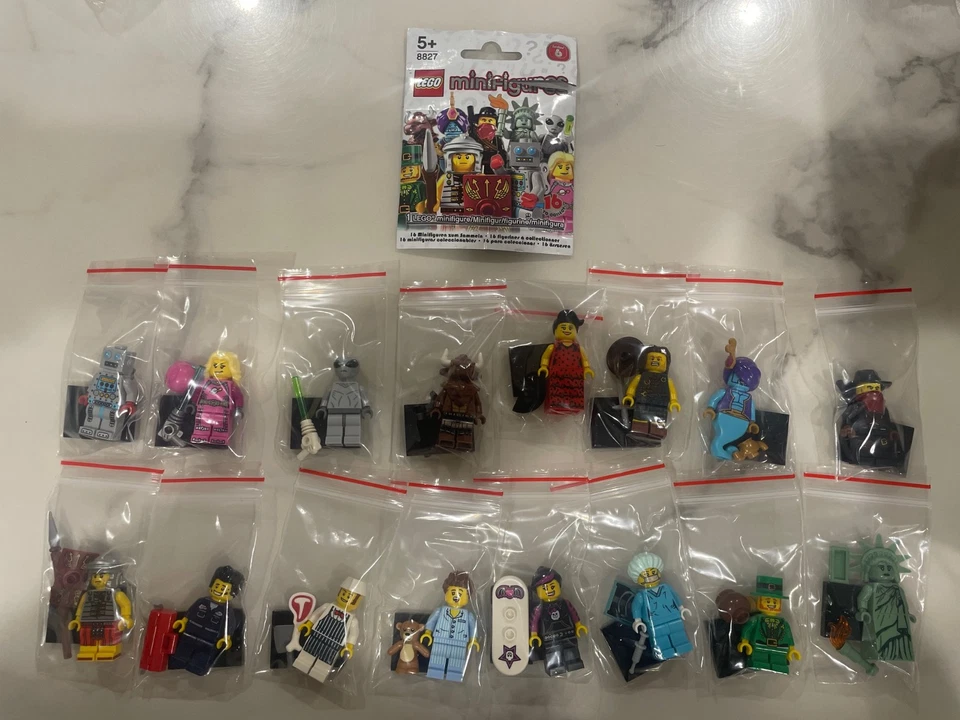 LEGO 8827 Minifigures Series 6 Complete Full Set of 16 New - image 1 of 1