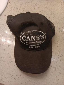 25-jähriges Jubiläum Raising Canes Mitarbeiter Hut Schlagstock rouge Logo gebraucht Alterung - Bild 1 von 6
