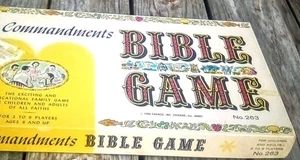 Vintage 1966 Ten Commandments Bible Board Game A Great Cadaco Game No 263 In Box - Picture 1 of 23