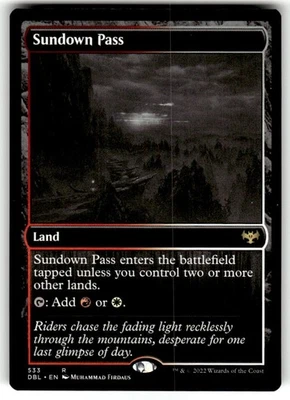 MTG Magic the Gathering Sundown Pass (533/633) Innistrad Double Feature NM - Image 1 of 2