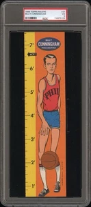1969 Topps Rulers #21 Billy Cunningham Rookie Card PSA 3 VG - Picture 1 of 3
