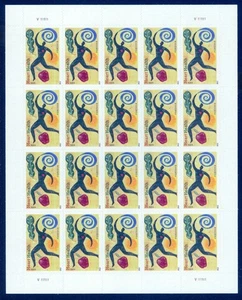 US 4625 Heart Health, Complete Sheet/20, Serial # 11111, MNH - Picture 1 of 1