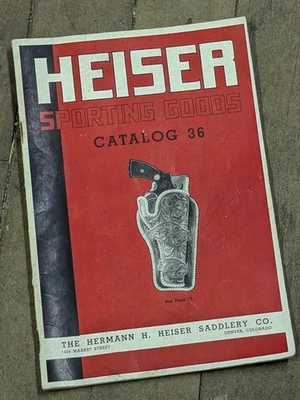 Fundas de cuero vintage Heiser Sporting Goods número 50 Foto 1 de 4