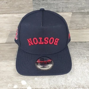 Boston Red Sox New Era Upside Down 9FIFTY A-Frame Snapback Curve Hat Cap NWT - Picture 1 of 9
