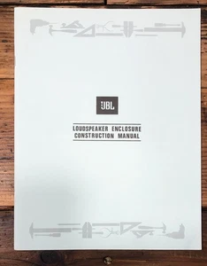 Manual de construcción de caja de altavoces JBL 19 pg folleto *original* - Imagen 1 de 1