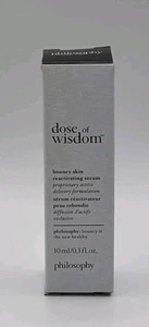 NEU NEU IM KARTON Philosophy Dosis Weisheit federnde Haut reaktivierendes Serum MINI 10 ml/0,3 oz - Bild 1 von 1