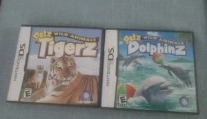 Nintendo DS Dsi Dsl Konvolut 2 Wild Petz Dolphinz & Pets Tigerz Dolphins Tiger - Bild 1 von 3