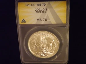 2001-D         BUFFALO         ANACS  MS 70 - Picture 1 of 2