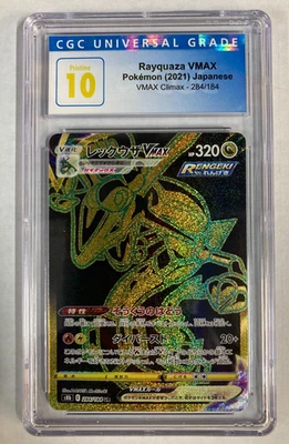 Rayquaza VMAX Climax 284/184 - Japanese - Ultra Rare Holo - CGC Pristine 10 - Image 1 of 2