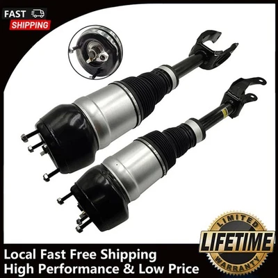 Pair Front Air Suspension Struts w/ ADS For 2013-2016 Mercedes Benz GL450 X166 Foto 1 de 4