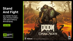 NUEVO DOOM The Dark Ages Premium Ed Código de Canje NVIDIA RTX50 Hardware REQUERIDO - Imagen 1 de 7