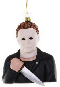 Cody Foster Halloween Michael Myers Glas Ornament - 4,5" hoch - Bild 1 von 1