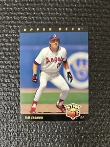 1993 Upper Deck #25 Tim Salmon Los Angeles Angels Rookie NM - Picture 1 of 2