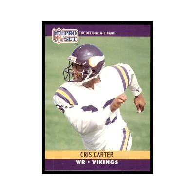 Juego profesional Cris Carter Vikings #571 1990 Foto 1 de 3