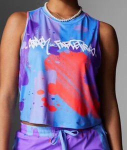 Fabletics Women's Dry Flex Muscle Tank. Stash/Graphic. 2X. NWT. - Picture 1 of 3