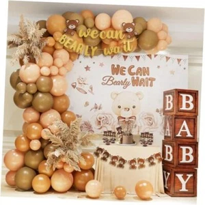 Bearly Wait Baby Shower Decorations, Brown Balloon Garland Arch Kit, Balloon - Picture 1 of 8