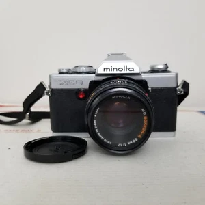 Minolta XG9 35mm SLR Film Camera with Minolta MD Rokkor-X 50mm F1.7 Lens PARTS - Picture 1 of 7