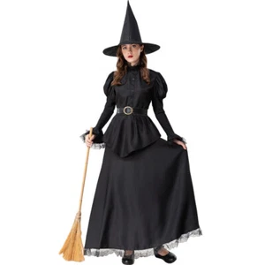 Adult Magic Witch Party Fancy Dress Uniform Halloween Cosplay Costume - Picture 1 of 4