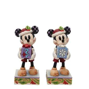 Jim Shore Disney SANTA MICKEY CON REGALO-SECRETO SANTA 6013060 Estilos Surtidos - Imagen 1 de 4