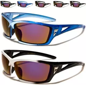 Running anti-glare sunglasses Mens extreme sports wrap large uv400 - Picture 1 of 8