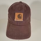 Carhartt One Size Fits All 100 Cotton Snap Back Hat Adjustable Brown