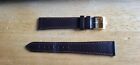 GUCCI G/P BUCKLE Brown Leather Watch strap 17mm