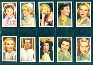 1939 GALLAHER " MY FAVOURITE PART " ACTRESS & ACTORS COMPLETE SET OF 48/48 CARDS - Foto 1 di 10
