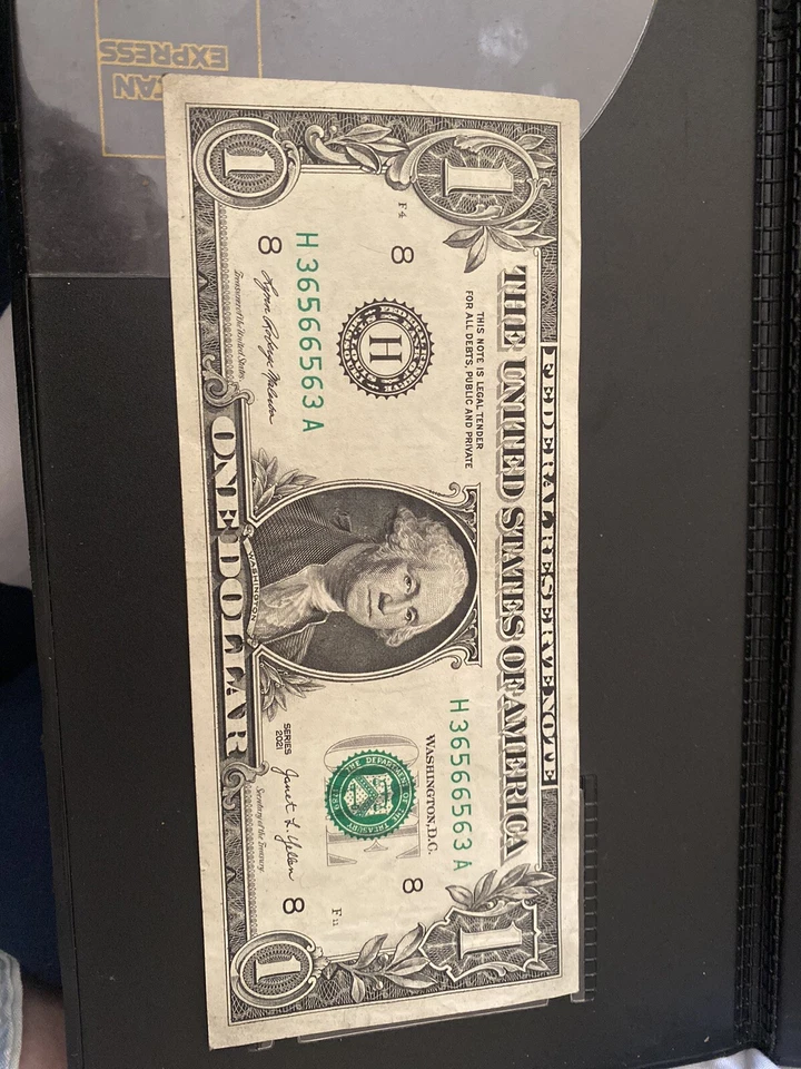 trinary 1 dollar bill - Image 1 of 1