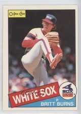 1985 O-Pee-Chee Britt Burns #338