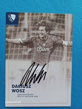 Dariusz Wosz VfL Bochum club legend autograph card signed