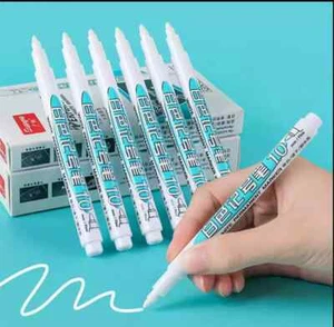 White Liquid Chalk Pen Marker For Glass Windows CRAFT Plastic Pens UK SELLER Bes - Picture 1 of 7