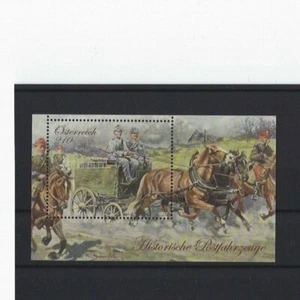 2020 Österreich MiNr. 3549 Block 119 Historische Postfahrzeuge Feldpost Nr. 8 - Foto 1 di 1