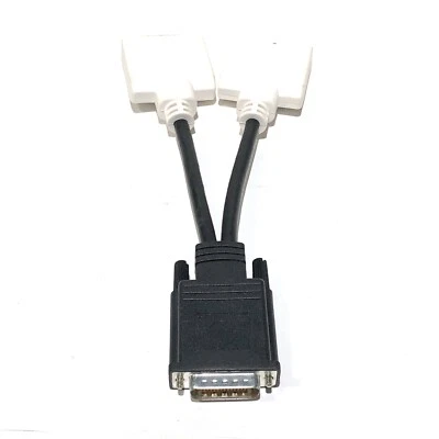 * Dell Molex DMS-59 Male to Dual DVI Female Y-Splitter Adapter 0H9361 - Image 1 of 3