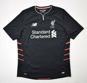 Liverpool Away Shirt 6-7 Years New Balance Black/silver 100% Official product - Picture 1 of 1
