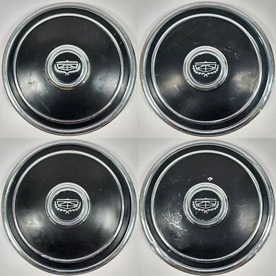 1972-1974 Ford Torino / Mercury Montego 10.5" Dog Dish Hubcaps D2OZ-1130-BB SET - Image 1 of 4
