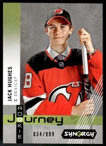 2019-20 /999 Jack Hughes Rookie /999 New Jersey Devils #RP-16