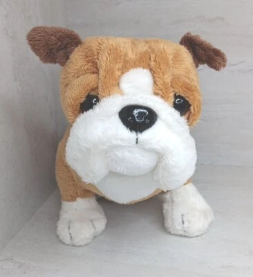 Ganz Webkinz Bulldog HM126 Brown White Retired - Image 1 of 4