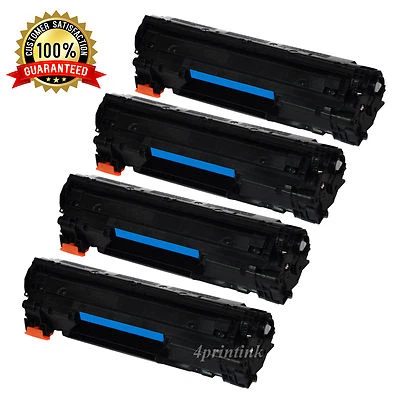 4 Black 83A CF283A Toner Cartridges For HP LaserJet Pro M127fn M127fw M125nw MFP - Image 1 of 2