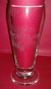 Michelob geätztes ALE & LAGER Glas, 6 1/2" konischer flacher Boden ~ SEHR GUT! - Bild 1 von 4