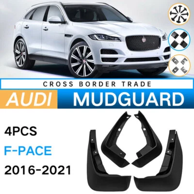 Nuevo 1 Juego de Protectores contra Salpicaduras Guardabarros Guardabarros PARA JAGUAR F-PACE 2016 2017-2021 Foto 1 de 4