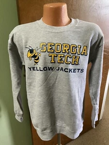 Georgia Tech Yellow Jackets NCAA Men's One Sided Sweatshirt Small - Picture 1 of 3